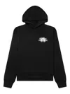 Amiri Cherubs-print Hoodie In Black