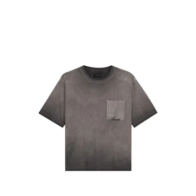 Amiri Chest-pocket T-shirt In Blue