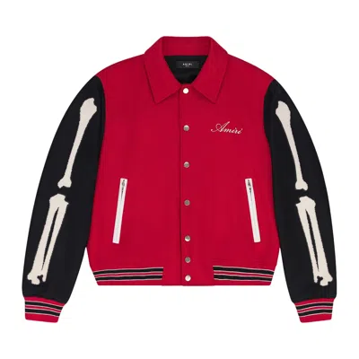 Pre-owned Amiri Chi Xo Bones Jacket 'red' | Men's Size L