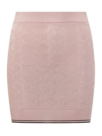 Amiri Chic Mini Skirt In Blush