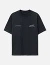 Amiri Cinema Distressed Cotton Graphic T-shirt In Black