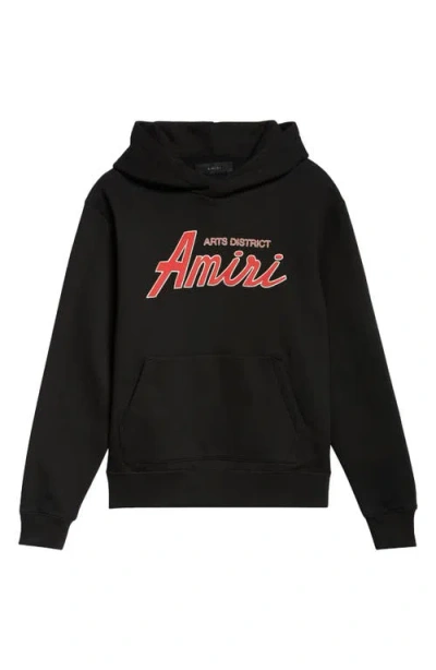 Amiri City Logo Graphic Hoodie In Black