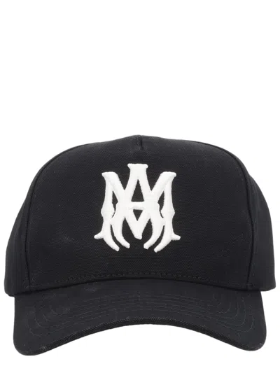 Amiri Classic Embroidered Logo Cotton Baseball Cap In Black
