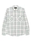 Amiri Classic Flannel Shirt In White