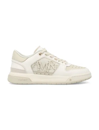 Amiri Classic Low Leather Sneakers In Alabaster