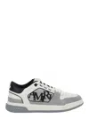 Amiri Grey 'classic Low' Sneakers With Maxi Logo On The Side And Logo Patch On The Tongue In Multicolor