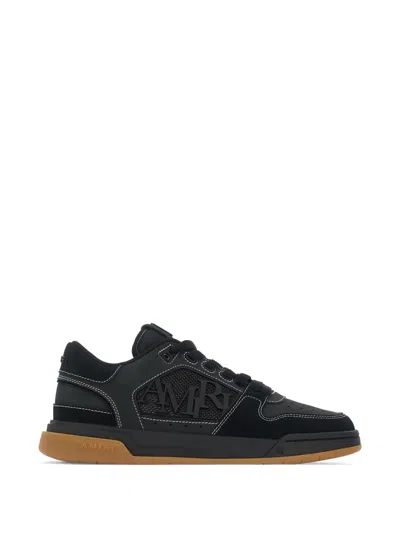 Amiri Classic Low Panelled Sneakers In Animal Print
