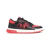 Amiri Low Top Sneakers With Round Toe And Perforated Patch