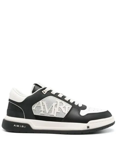 Amiri Two-tone Rubber Sneakers With Lace-up Closure In Animal Print