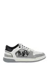 Amiri Grey 'classic Low' Sneakers With Maxi Logo On The Side And Logo Patch On The Tongue In Multicolor