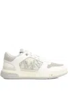 Amiri Classic Panelled Grained Leather Sneakers In White