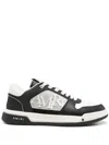 Amiri 'ma Quand' Black And White Low Top Sneakers With Logo Patch On The Tongue And Logo Lettering On The In Black  