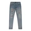 Amiri Clay Indigo Thrasher Lunar New Year Jeans In Blue