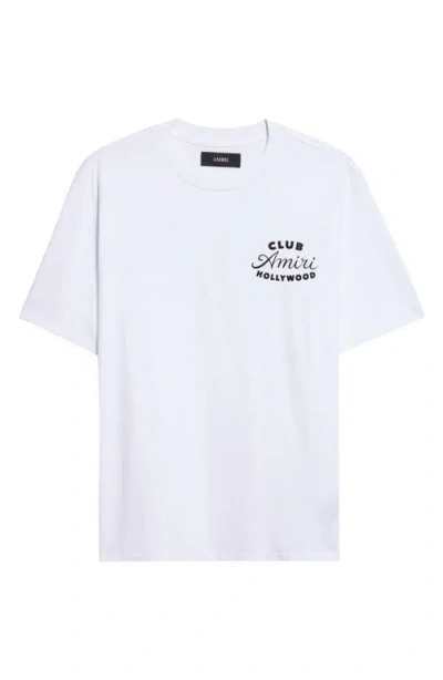 Amiri Club  Graphic T-shirt In White