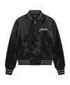 Amiri Bomber Jacket With Ribbed Cuffs And Hem In Black