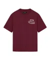 Amiri Club  Tee In Burgundy