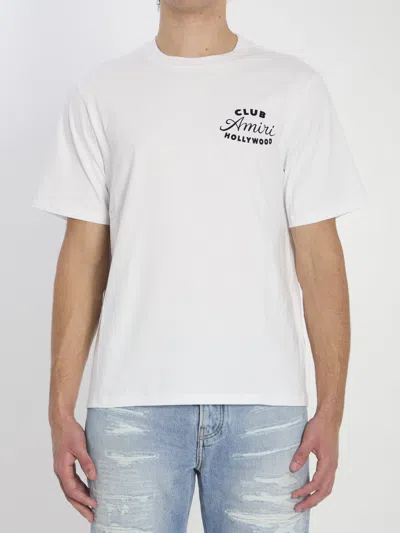 Amiri Club  T-shirt In White