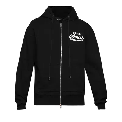 Pre-owned Amiri Club  Zip Hoodie 'black' | Men's Size Xxl