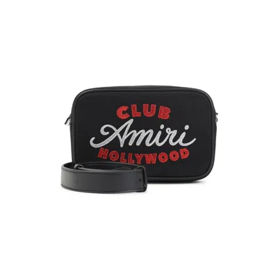 Amiri Club Camera Case Handbag Men In Black