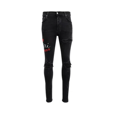 Pre-owned Amiri Club Mx1 Jean 'dusk Black' | Men's Size 34