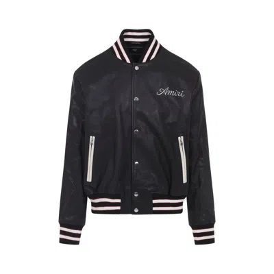 Amiri Club Varsity Jacket Men In Black