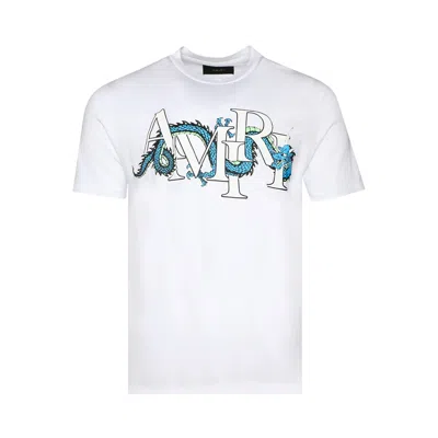 Pre-owned Amiri Cny Dragon Tee 'white' | Men's Size Xs