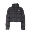 Amiri Down Jacket With High Neck And Pockets In Black