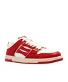 Amiri Collegiate Skel Top Low Sneakers Men In Red