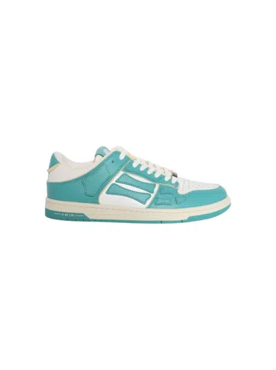 Amiri Collegiate Skel Top Low Sneaker Sea Blue White