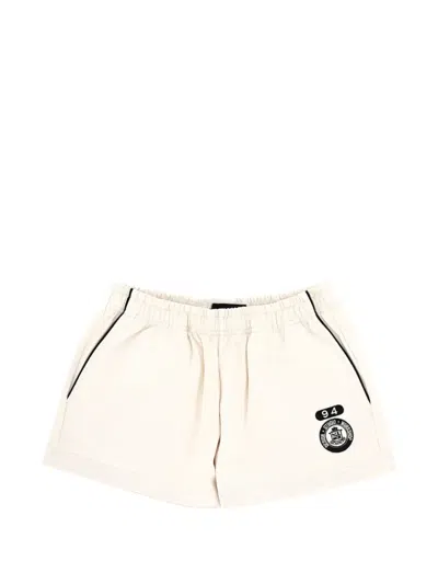 Amiri Collegiate Sweatshorts In Metallic