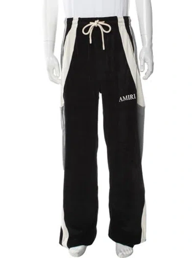 Pre-owned Amiri Colorblock Pattern Pants W/ Tags In Black