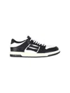 Amiri Contemporary Black Sneakers With Elevated Midsole In Black