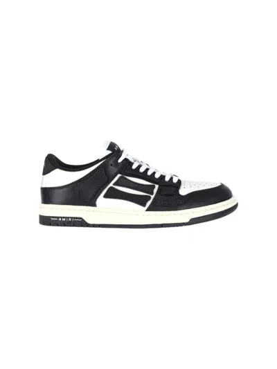 Amiri Contemporary Black Sneakers With Elevated Midsole