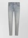 Amiri Contemporary Skinny Fit Denim Trousers In Gray