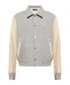 Amiri Contrasting-sleeve Bomber Jacket In Multicolor