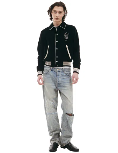 Amiri Corduroy Jacket With Buttons In Black