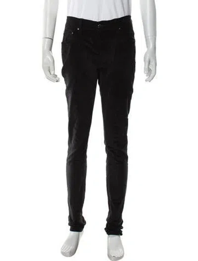 Pre-owned Amiri Corduroy Pants In Black