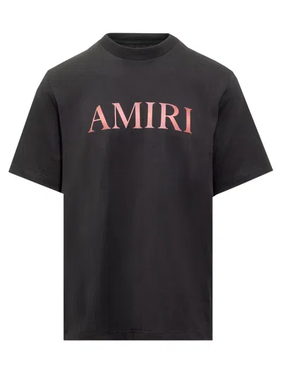 Amiri Core Gradient T-shirt In Black Red