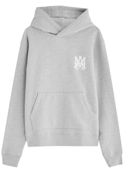 Amiri Core Hooded Cotton Sweatshirt In Grey