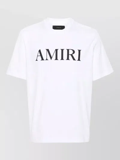 Amiri Core Logo Crew Neck Short Sleeve T-shirt In White
