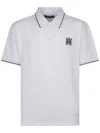 Amiri Core Logo Polo Shirt In White