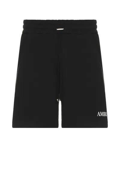 Amiri Core Logo Short In Black