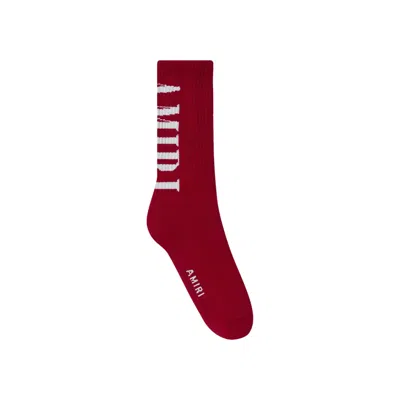 Pre-owned Amiri Core Logo Sock 'red' | Men's Size 43