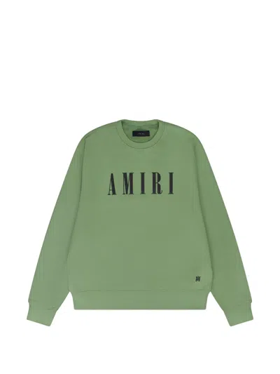 Amiri Core Logo Sweatshirt In Green
