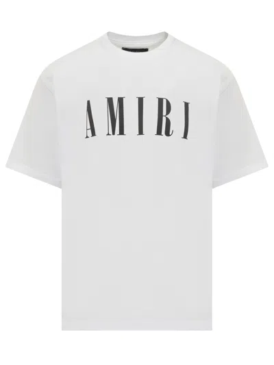 Amiri Core Logo T-shirt In Bianco