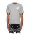 Amiri Heathered Grey Ma Core Logo T-shirt In Gray
