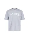 Amiri Stencil Logo-print Cotton-jersey T-shirt In Gray