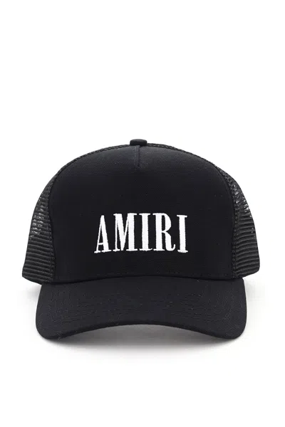 Amiri Core Logo Trucker Hat In Black