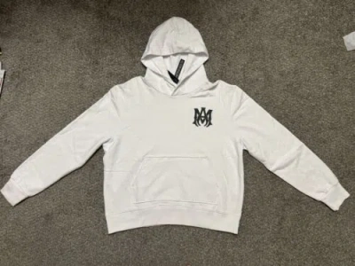 Pre-owned Amiri Core Ma Logo Hoodie In White