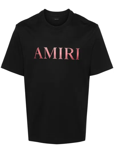 Amiri Logo-print Cotton T-shirt In Black